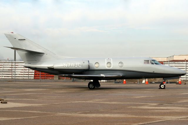 Dassault Falcon 10 (N711JC) - Parked at the General Aviation Terminal on 28-Jan-07.  Reregistered N530TC 1-Aug-09.  Registration cancelled 15-Jun-15.