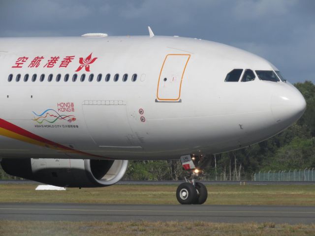 Airbus A330-300 (B-LNQ) - Taken from Adina Avenue, B-LNQ taxied to holding point Charlie at YBCG/OOL