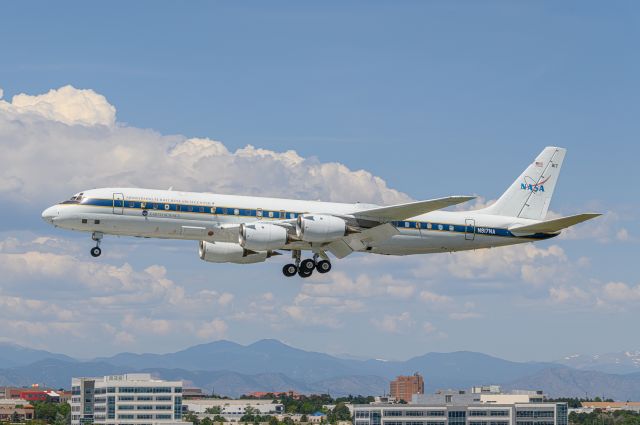 McDonnell Douglas DC-8-70 (N817NA) - NASA817 performing a low approach, Summer 2023