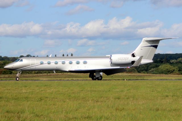 Gulfstream Aerospace Gulfstream V (N533GV) - Landing on rwy 25 on 26-Sep-23 arriving from KSFO.