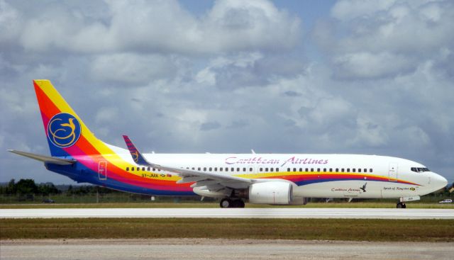 Boeing 737-800 (9Y-JMA) - Caribbean Airlines 9Y-JMA Taxiing for Departure.