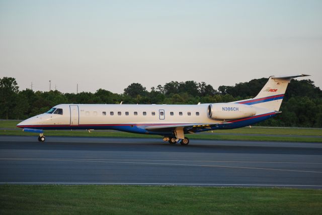 Embraer ERJ-135 (N386CH) - RCR AIR LLC arriving at KJQF - 6/1/14