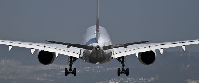 Airbus A350-900 (JA12XJ) - 2023.04.01br /Final landing approach to RWY34L !! Taken at the Senri River embankment !!