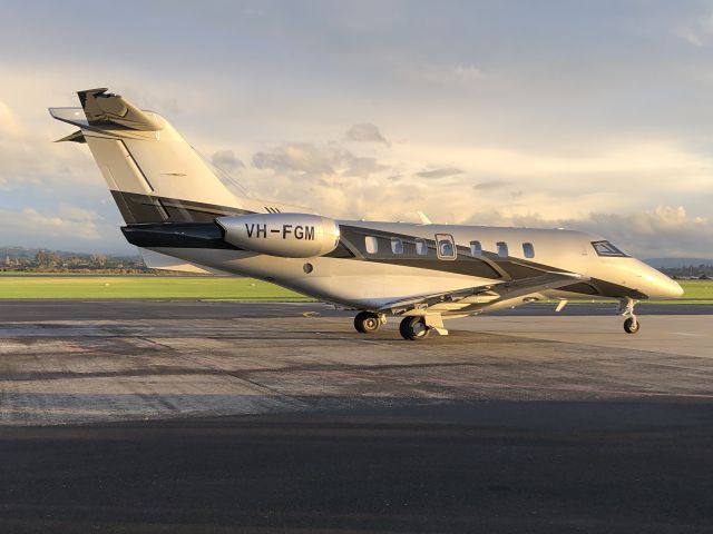 Pilatus PC-24 (VH-FGM) - Parked after a flight from Christchurch 