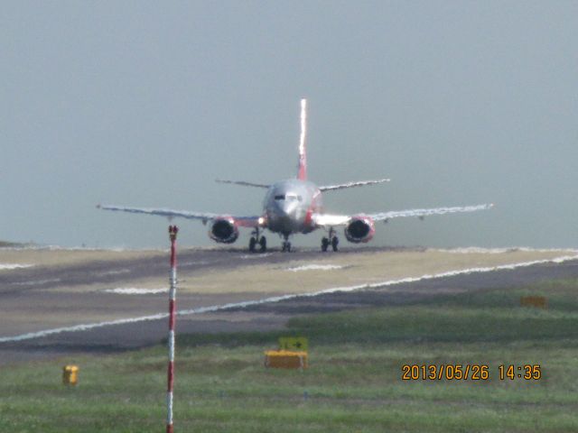 Boeing 737-700 — - G.CELD LEAVING OLBA