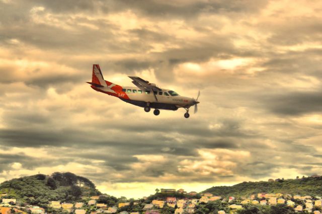 Cessna Caravan (ZK-SAY) - Leaving Wellington Airport NZ headed for the Marlborough Sounds.