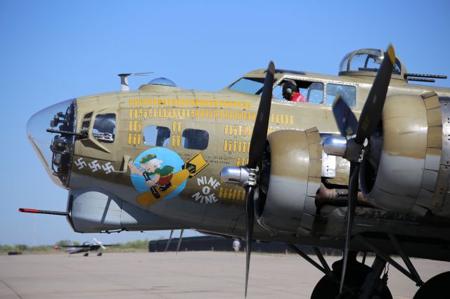 Boeing B-17 Flying Fortress (N93012) - Collings Foundation Boeing B-17G, Nine-O-Nine, on 18 April 2015.