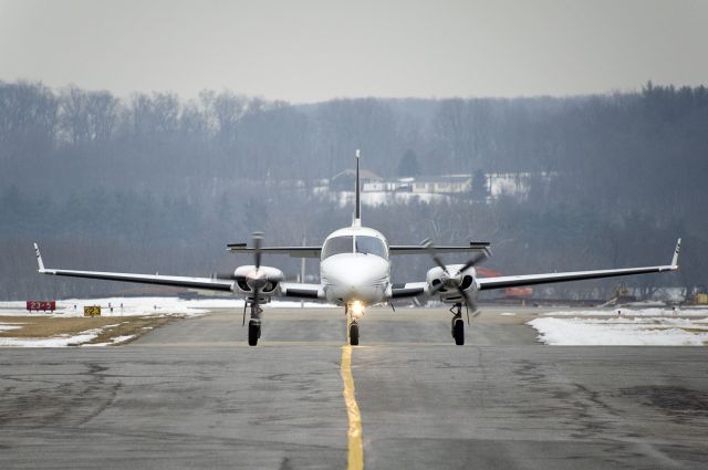 Piper Navajo (N41173) - Seen at KFDK on 2/7/2011