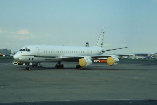 McDonnell Douglas DC-8-70 (VR-BRJ) - Parked at Tokyo-Haneda Intl Airport on 1996/09/04