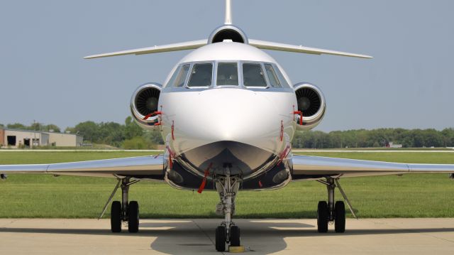 Dassault Falcon 900 (N777XY) - 27th Falcon 900 off the line. This 1987 Dassault-Breguet Mystère Falcon 900 spent the night at KVPZ. 5/16/23