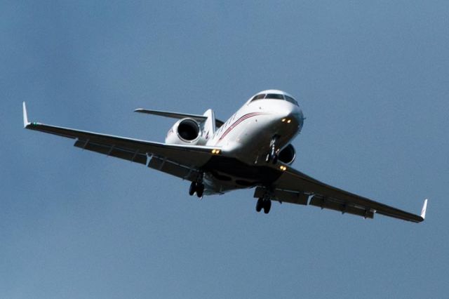 Canadair Challenger (N111FK) - 12/2/12:  Ferraro Law Firm's (FK Air) Challenger on short final to Opa-locka after a flight from SXM.