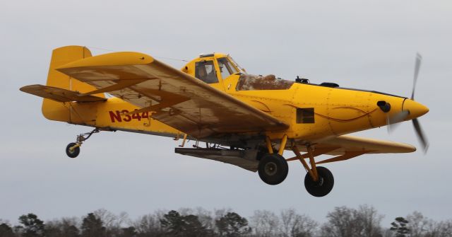 TERR-MAR Turbo Sea Thrush (N344PA) - An Ayers S-2R departing Pryor Regional Airport, Decatur, AL, under overcast - March 7, 2019.