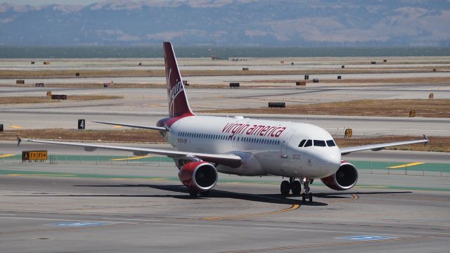 Airbus A320 (N839VA) - "Myles from Connemara"