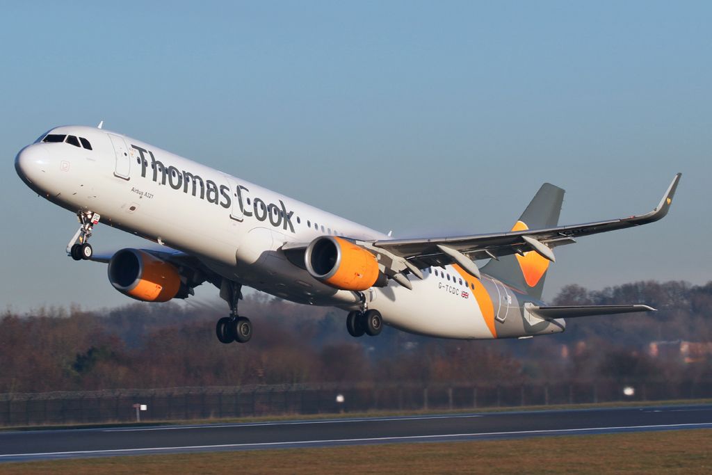 Airbus A321 (G-TCDC) - TCX1006 off on the 6 hour flight to Banjul