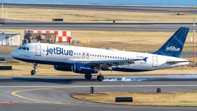 Airbus A320 (N663JB) - 12/1/18