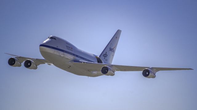 BOEING 747SP (N747NA) - NASA's SOFIA airborne observatory makes a final public appearance at the 2022 Aerospace Valley Airshow, Edwards AFB