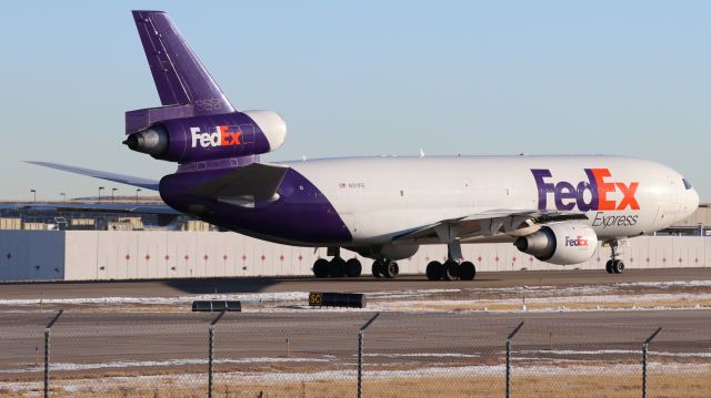 McDonnell Douglas DC-10 (N311FE) - An MD10-30F at 8 AM. Taken from the cargo lot.br /2/19/22