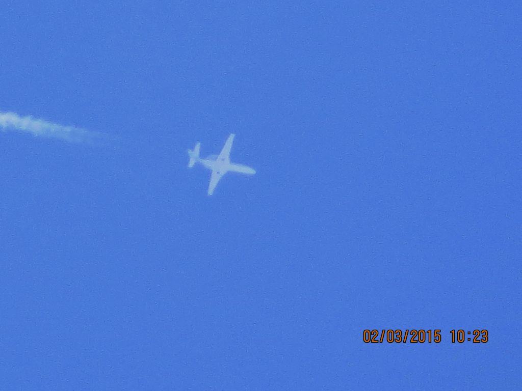 Cessna Citation V (N997EA) - Cessna Citation V from Elliot Field in Dawsonville, GA to Pueblo Colorado over Southeastern Kansas at 40,000 feet.