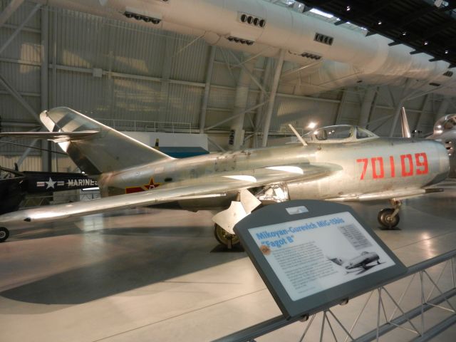 PZL-MIELEC Belphegor — - A Mig 15 On Display At The Steven Udvar Hazy Center