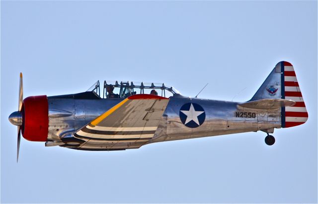 North American T-6 Texan (N2550) - AVIATION NATION,NELLIS AFB,2009,  SNJ-5