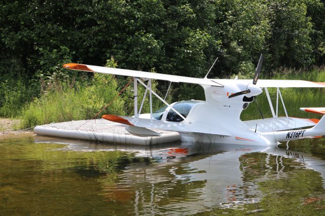 EDRA Super Petrel (N316PT) - Docked safely at our lakehome, Johnson Lake, MN