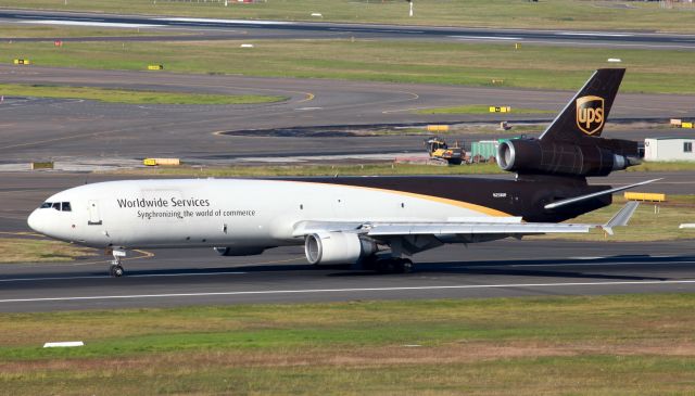 Boeing MD-11 (N258UP) - Taxiing To Freight Terminal