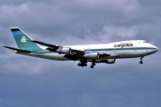 N741TV — - CARGOLUX - BOEING 747- 271C/SCD - REG : N741TV (CN 21964/416) - WEST BEACH ADELAIDE SA. AUSTRALIA - YPAD (19/10/1986)