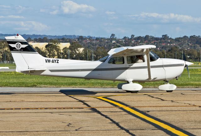 Cessna Skyhawk (VH-AYZ) - BRUCE HARTWIG FLYING SCHOOL - CESSNA 172R SKYHAWK - REG VH-AYZ (CN 172-80123) - PARAFIELD AIRPORT ADELAIDE SA. AUSTRALIA - YPPF (6/9/2016)