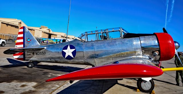 North American T-6 Texan (N2550) - N2550 North American SNJ-5 Texan BuNo 43683 -Aviation Nation 2017br /Las Vegas - Nellis AFB (LSV / KLSV)br /USA - Nevada, November 11, 2017br /Photo: TDelCoro 