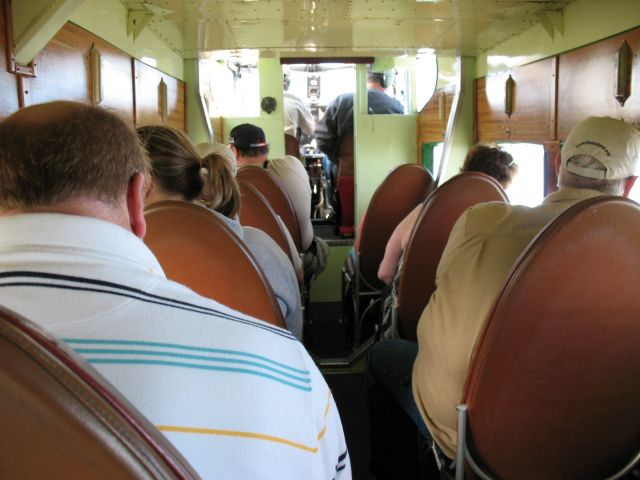 Ford Tri-Motor (NAC8407) - Passenger cabin in EAAs 1929 Ford Tri-Motor.