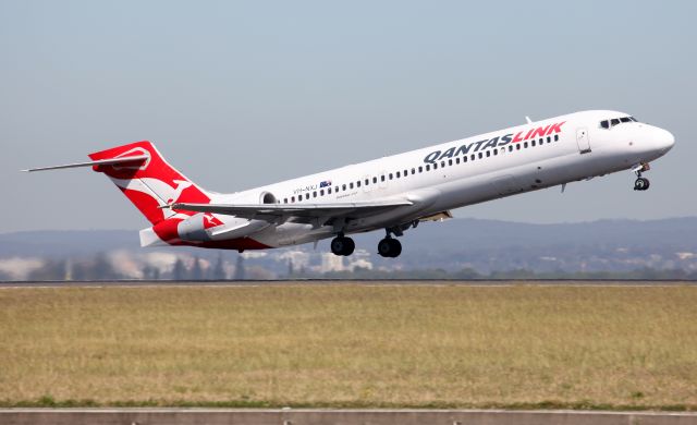 Boeing 717-200 (VH-NXJ) - Lifting Off From Rwy 34R