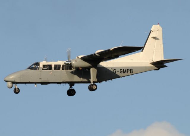 G-GMPB — - Police Defender makes an approach to runway 23R at MAN. Note the nose camera and fuselage communication aerials.