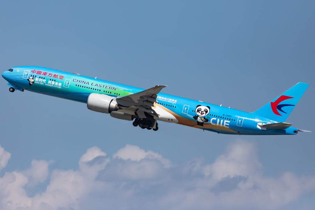 BOEING 777-300ER (B-2002) - CIIE Livery