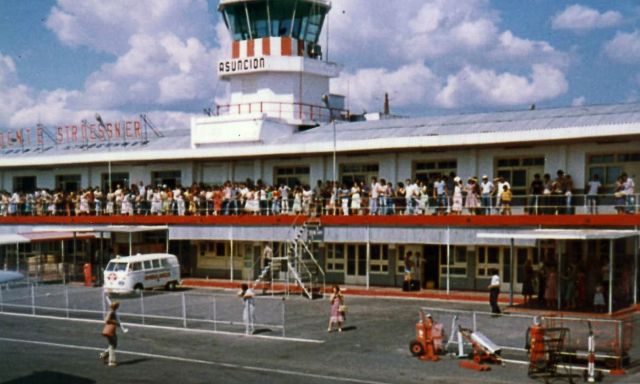 — — - These ASU old terminal, until 1982. Do you used this terminal?  Asuncion Tower.