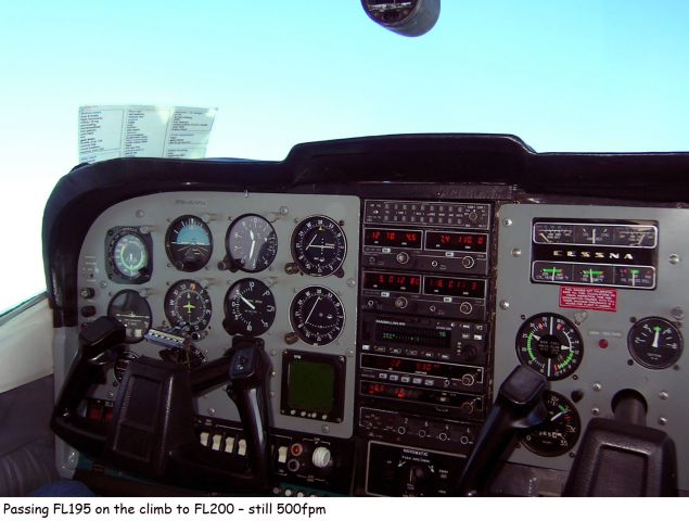 Cessna Centurion (ZS-AVB) - Turbocharged engine.