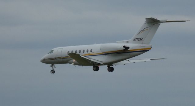 Hawker Beechcraft 4000 (N713AK) - On final is this 2012 Hawker Beechcraft 4000 from the Summer of 2020.