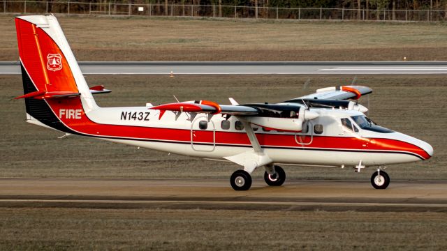 De Havilland Canada Twin Otter (N143Z) - USDA's "Jumper 43" seen ariving from WDG.