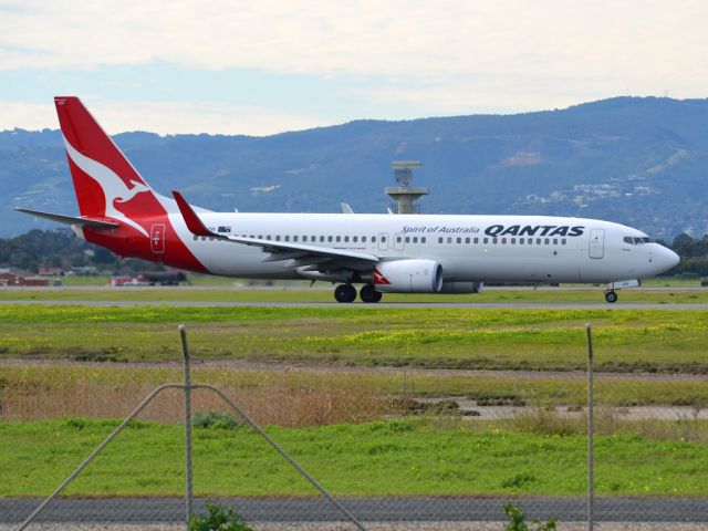 Boeing 737-800 (VH-VZP) - On taxi-way heading for take-off on runway 05. Thursday 12th July 2012.