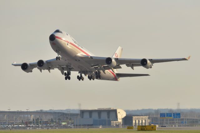 Boeing 747-400 (LX-NCL) - Climbing out off of 5-L on 03-15-24 headed up to ORD.