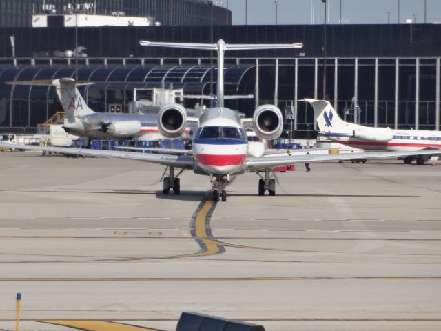 Embraer ERJ-135 (N373SK) - Through the window at KORD