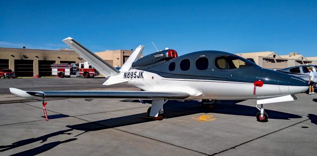 Cirrus Vision SF50 (N895JK) - N895JK Cirrus Vision SF50 s/n 0061 - Aviation Nation 2019br /Nellis Air Force Base (KLSV)br /Photo: Thomas B. Del Corobr /November 17, 2019