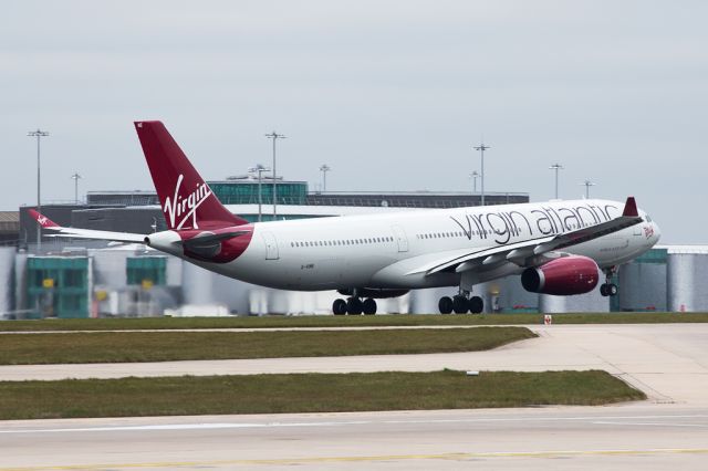 Airbus A330-300 (G-VINE) - VIR109 departing for Atlanta