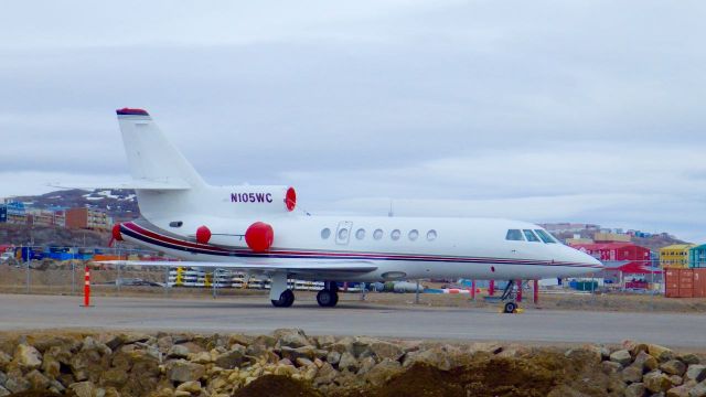 Dassault Falcon 50 (N105WC) - Cool afternoon in Iqaluit, Nunavut