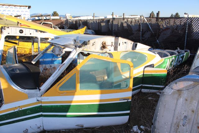 Cessna Cardinal (N34157) - Cessna Cardinal that nosed over after it was pushed off the runway by wind shear during a landing. Photo taken February 12th 2018.