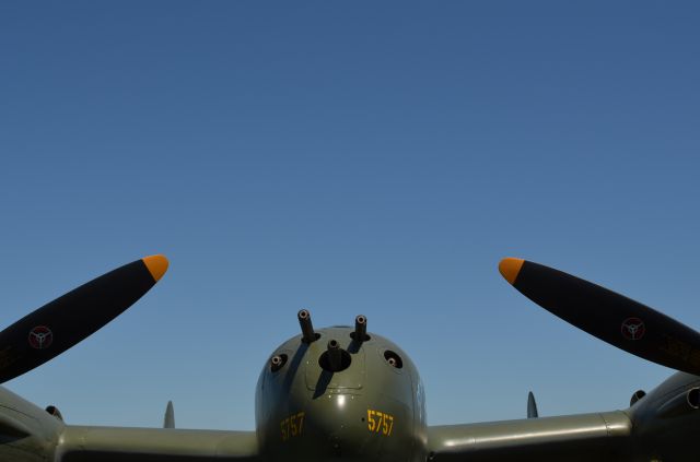 Lockheed P-38 Lightning (N17630) - EAA 2011 P-38 Glacier Girl, a little different perspective on her.