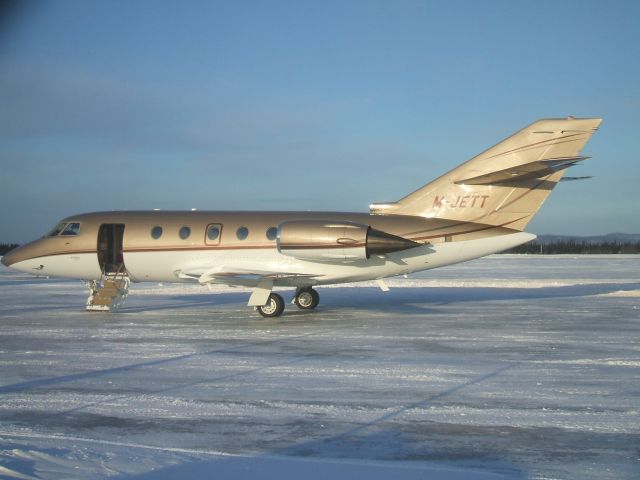 M-JETT — - Parked at Irving FBO.  Goose Airport NL. Temp -24c Dec 18/08