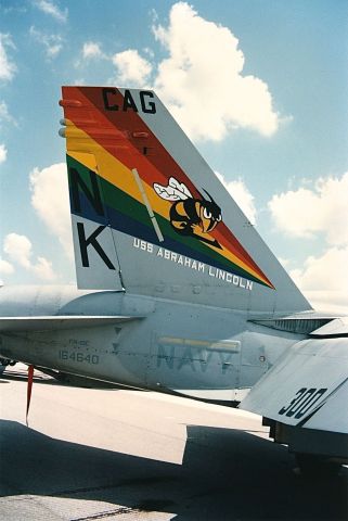 McDonnell Douglas FA-18 Hornet (16-4640) - CAG aircraft NK-300 of VFA-113 at an Air Power Air Show in KOKC.