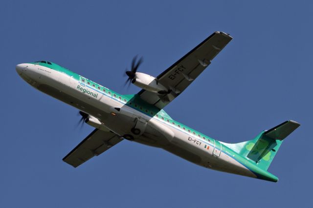 Aerospatiale ATR-72-600 (EI-FCY) - EIN3721 departing to Cork
