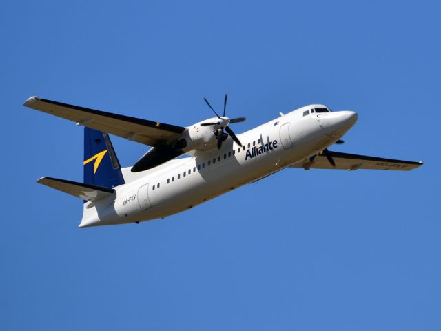 Fokker Maritime Enforcer (VH-FKV) - Getting airborne off runway 23. Thursday 12th April 2012.