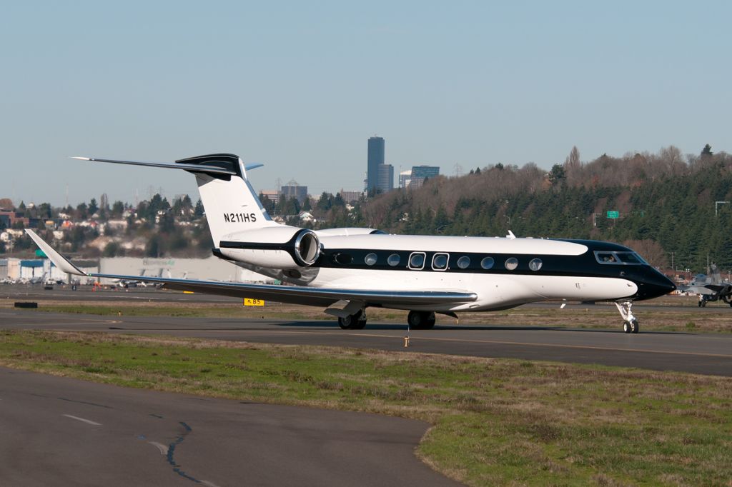 Gulfstream Aerospace Gulfstream G650 (N211HS) - Headed to Hawaii